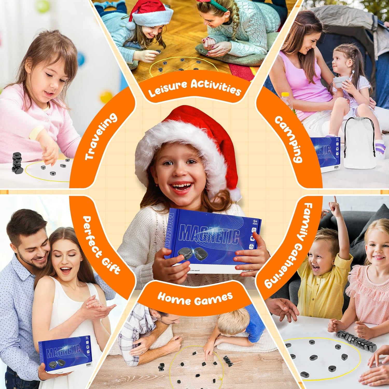 Magnetic Stones Battle Chess Game